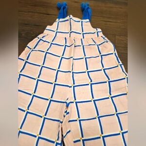 Toddler Girl Wide Leg Plaid Print Jumper - 3T